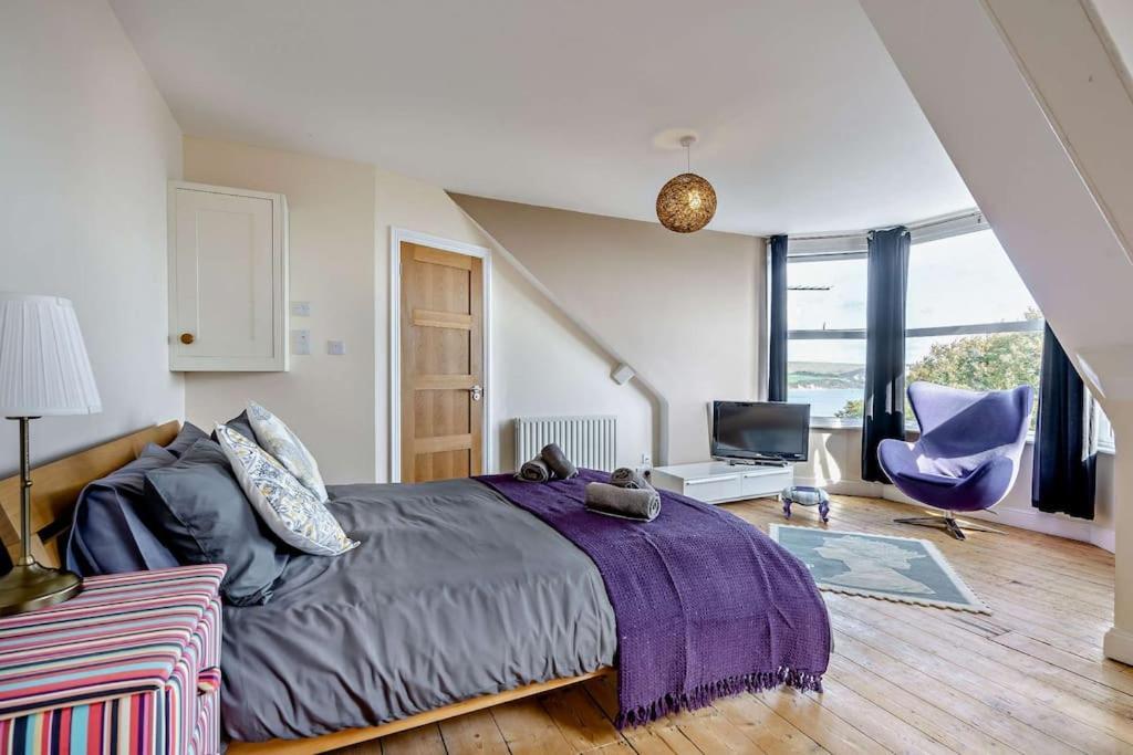Villa Dizzy Heights Swanage Sleeps 10 With Amazing Views Exterior foto